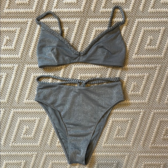 Revel Rey Other - REVEL REY April Bikini Top + Margot Bikini Bottom -in Slate Iridescent *NWOT